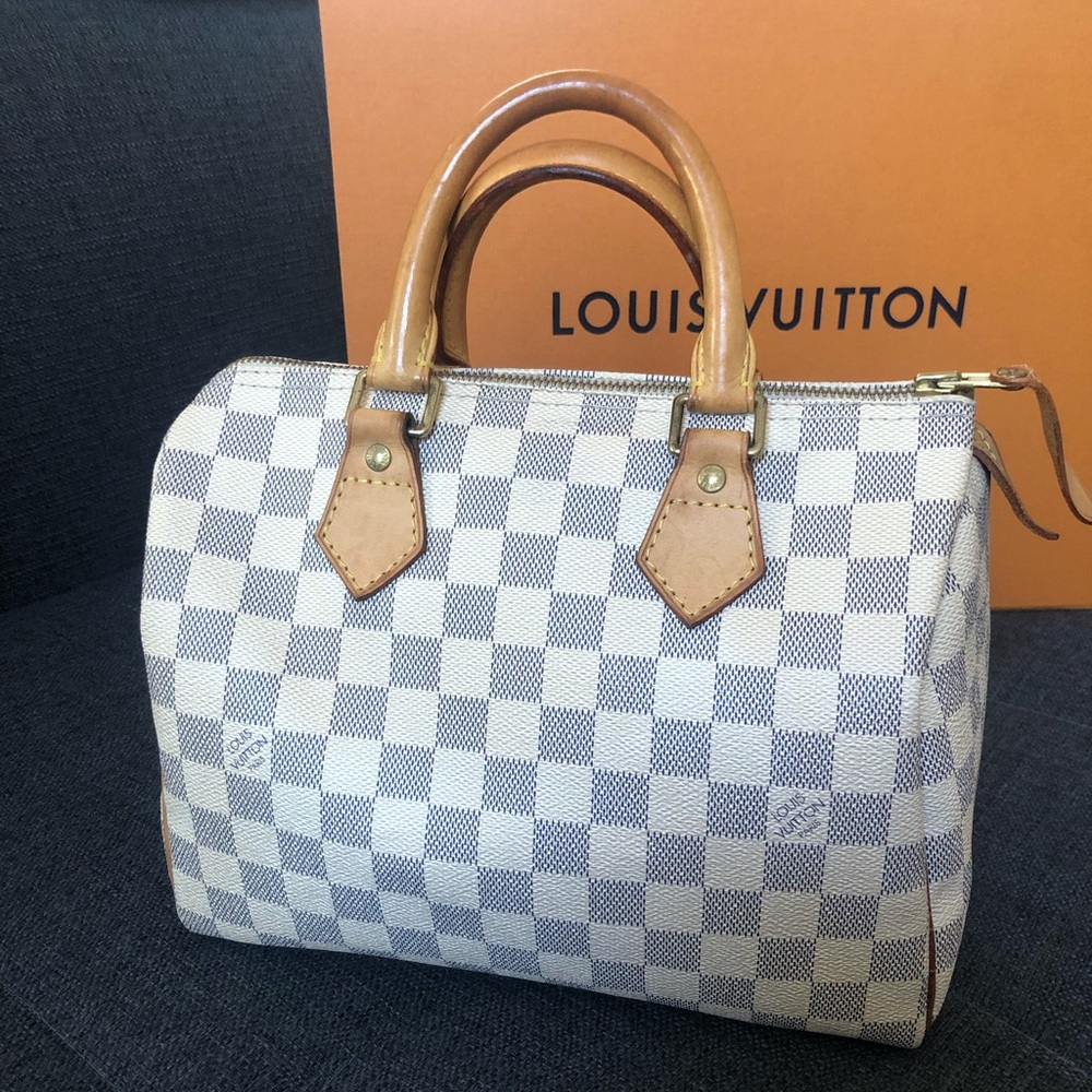 Louis Vuitton speedy 30 Azur - Picture 2 of 11